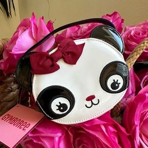 Vintage Gymboree holiday panda purse new w tag